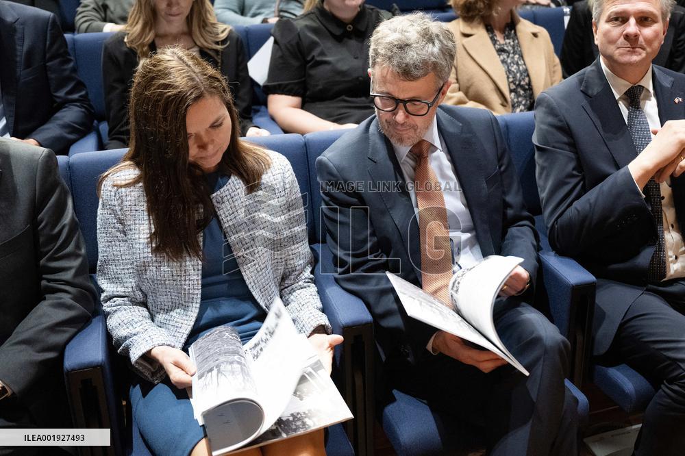 Prince Frederik Of Denmark Visit To The Shoah Memorial - Paris