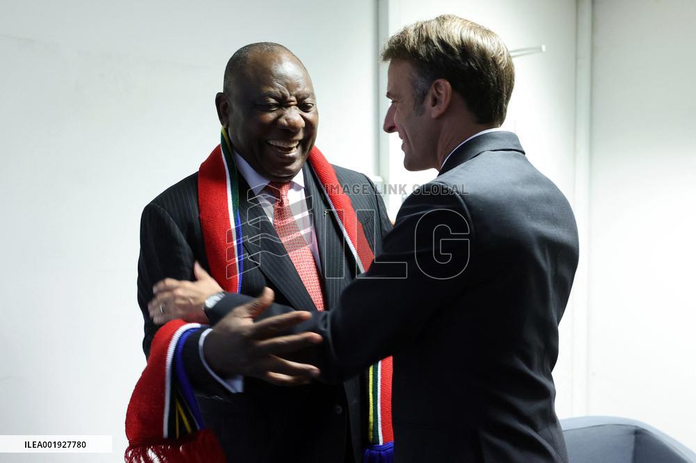 French President Meets South African President - Paris