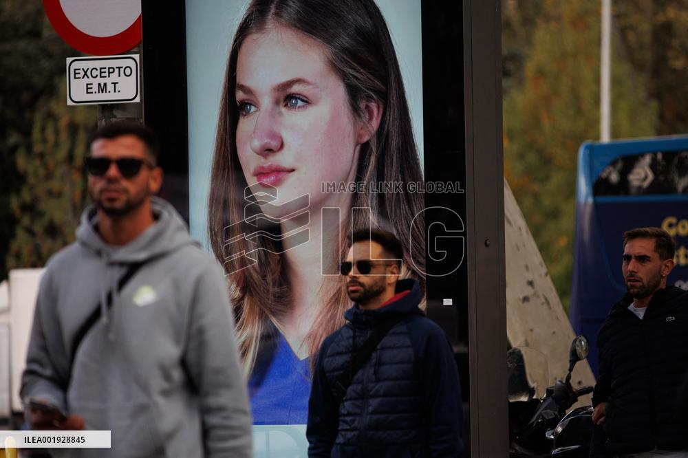 Preparation For Princess Leonor's Solemn Swearing-In Ceremony - Madrid