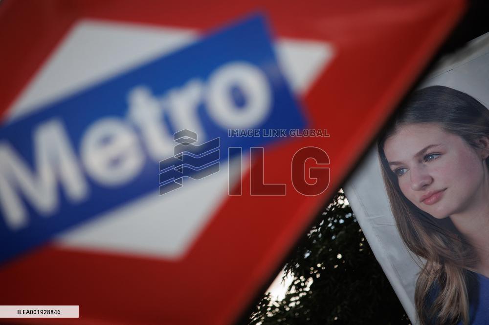 Preparation For Princess Leonor's Solemn Swearing-In Ceremony - Madrid