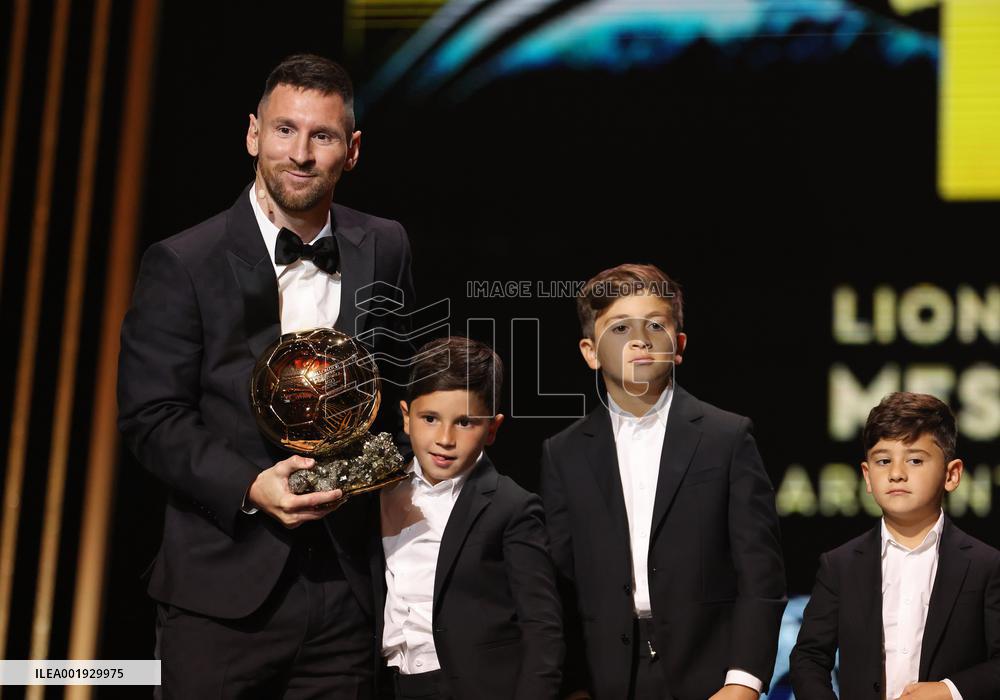 (SP)FRANCE-PARIS-FOOTBALL-BALLON D'OR CEREMONY