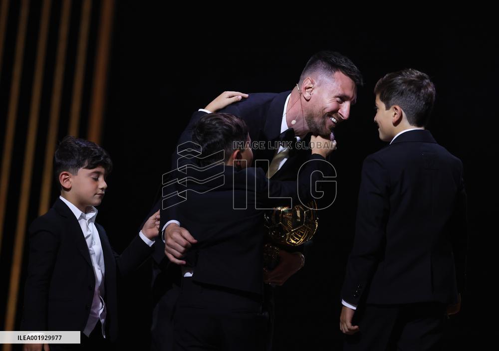 (SP)FRANCE-PARIS-FOOTBALL-BALLON D'OR CEREMONY