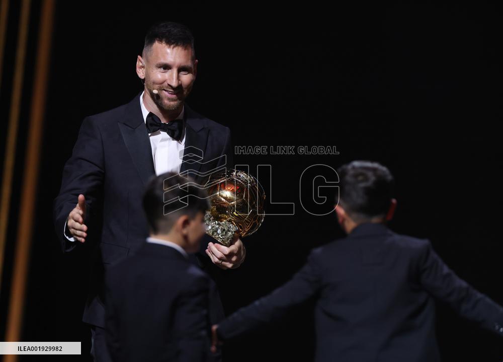 (SP)FRANCE-PARIS-FOOTBALL-BALLON D'OR CEREMONY