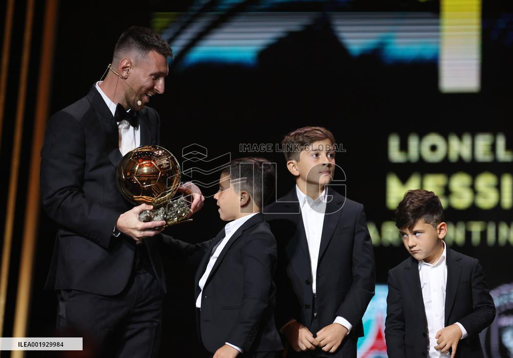 (SP)FRANCE-PARIS-FOOTBALL-BALLON D'OR CEREMONY