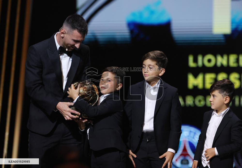 (SP)FRANCE-PARIS-FOOTBALL-BALLON D'OR CEREMONY