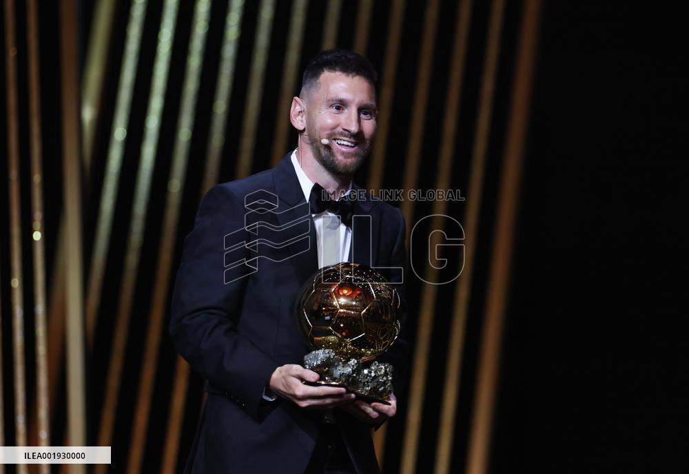 (SP)FRANCE-PARIS-FOOTBALL-BALLON D'OR CEREMONY