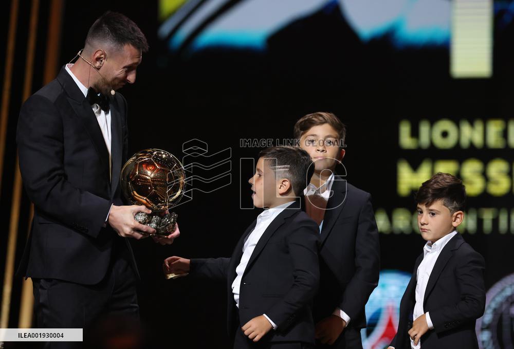 (SP)FRANCE-PARIS-FOOTBALL-BALLON D'OR CEREMONY