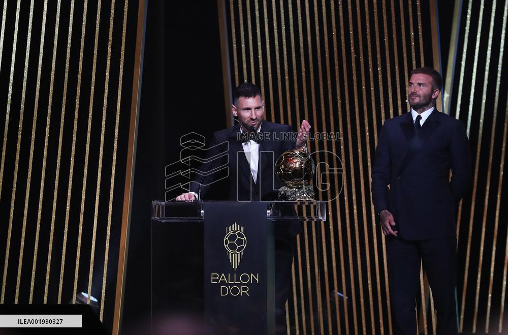 (SP)FRANCE-PARIS-FOOTBALL-BALLON D'OR CEREMONY