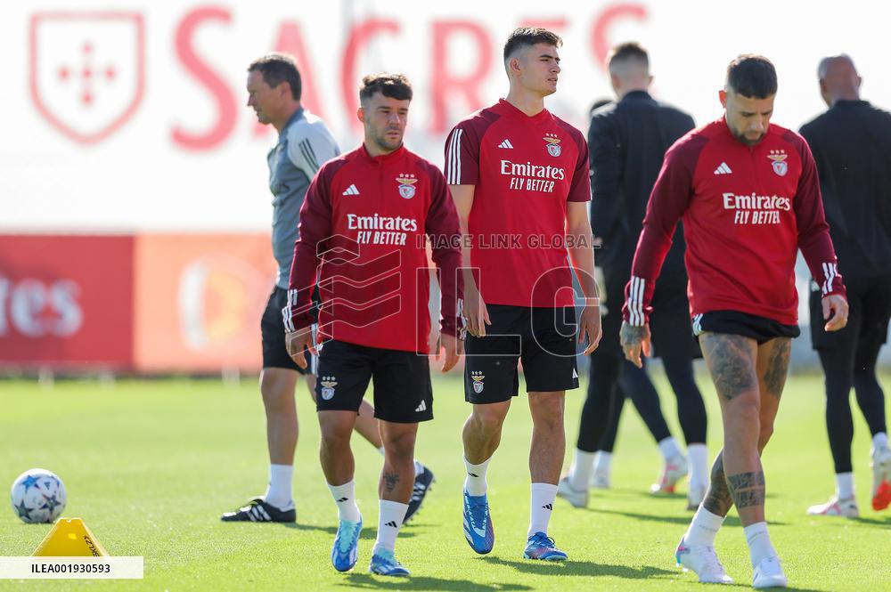 Champions League: Benfica training