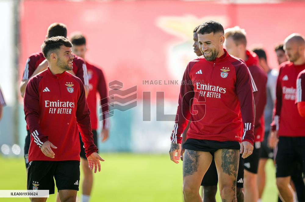 Champions League: Benfica training
