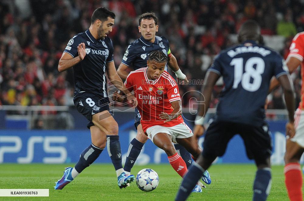 Champions League: Benfica vs Real Sociedad