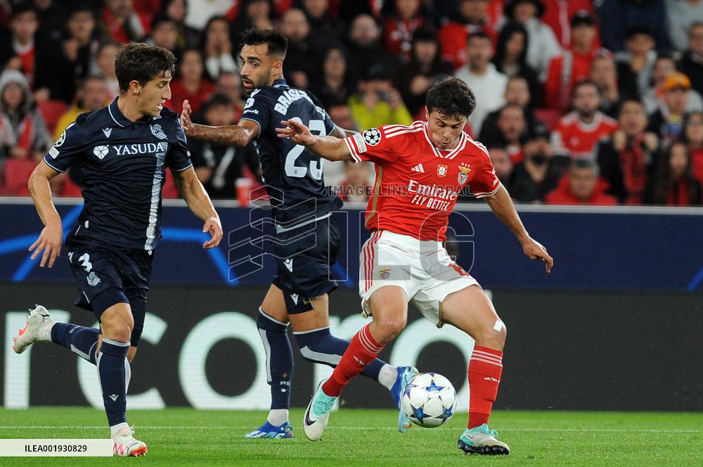 Champions League: Benfica vs Real Sociedad