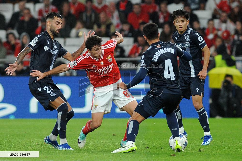 Champions League: Benfica vs Real Sociedad