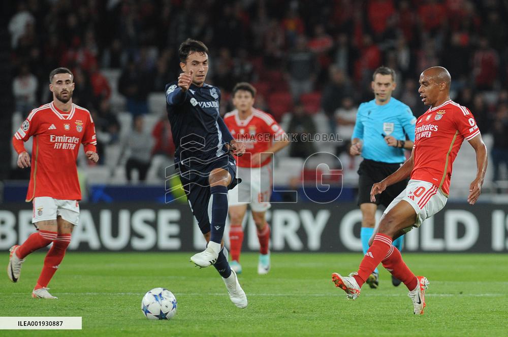 Champions League: Benfica vs Real Sociedad