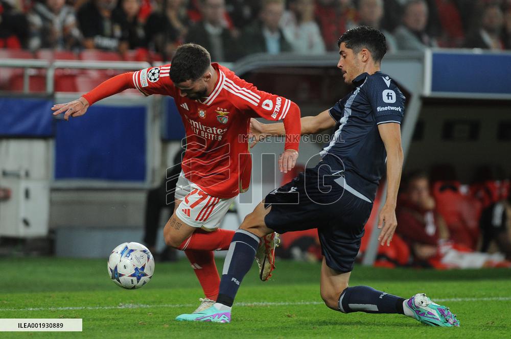 Champions League: Benfica vs Real Sociedad