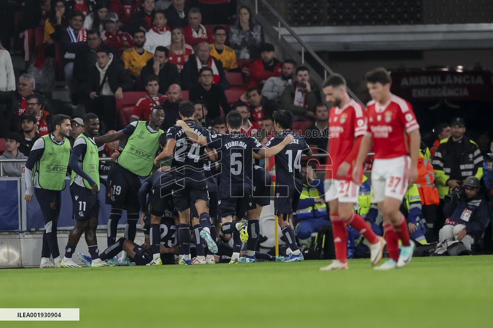 Champions League: Benfica vs Real Sociedad