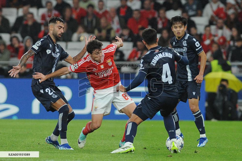 Champions League: Benfica vs Real Sociedad