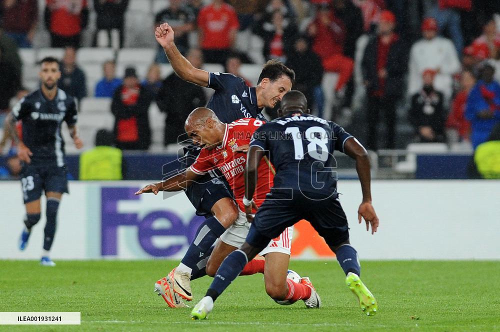 Champions League: Benfica vs Real Sociedad