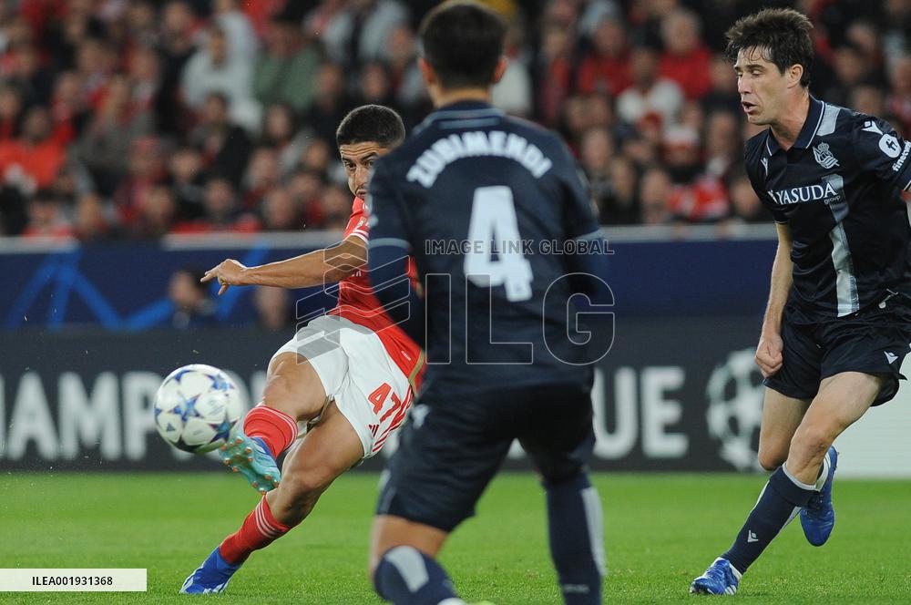 Champions League: Benfica vs Real Sociedad