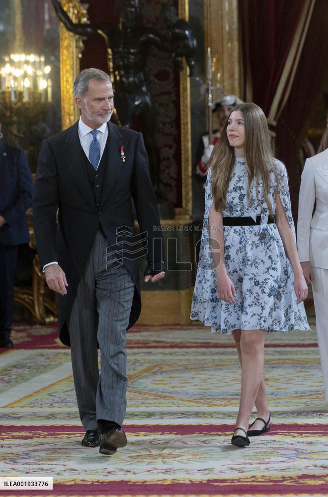 Royal Reception On The Occasion of Princess Leonor’s Oath - Madrid