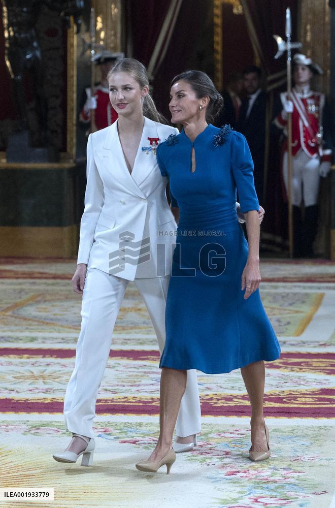Royal Reception On The Occasion of Princess Leonor’s Oath - Madrid