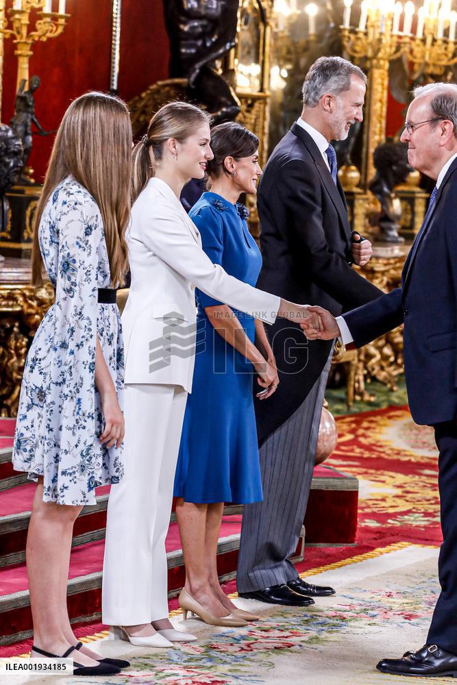 Royal Reception On The Occasion of Princess Leonor’s Oath