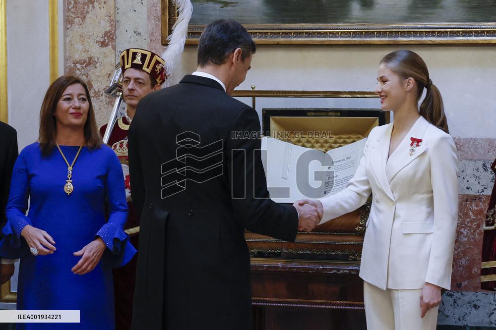 Royal Reception On The Occasion of Princess Leonor’s Oath