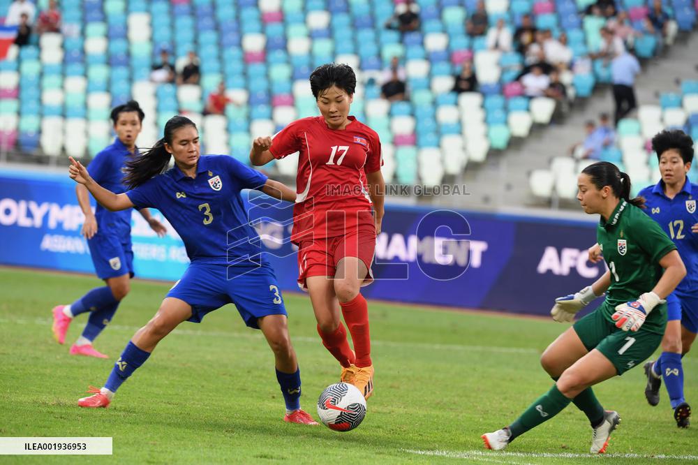(SP)CHINA-XIAMEN-FOOTBALL-OLYMPIC ASIAN QUALIFYINGS-DPRK VS THAILAND (CN)