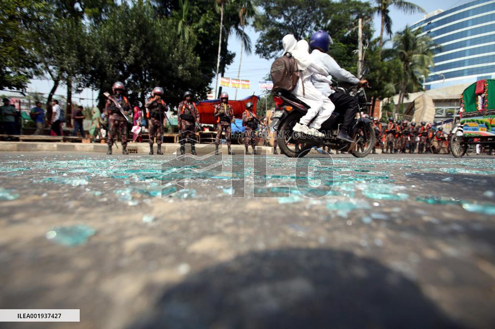 Garment Workers Take Part In A Protest - Dhaka