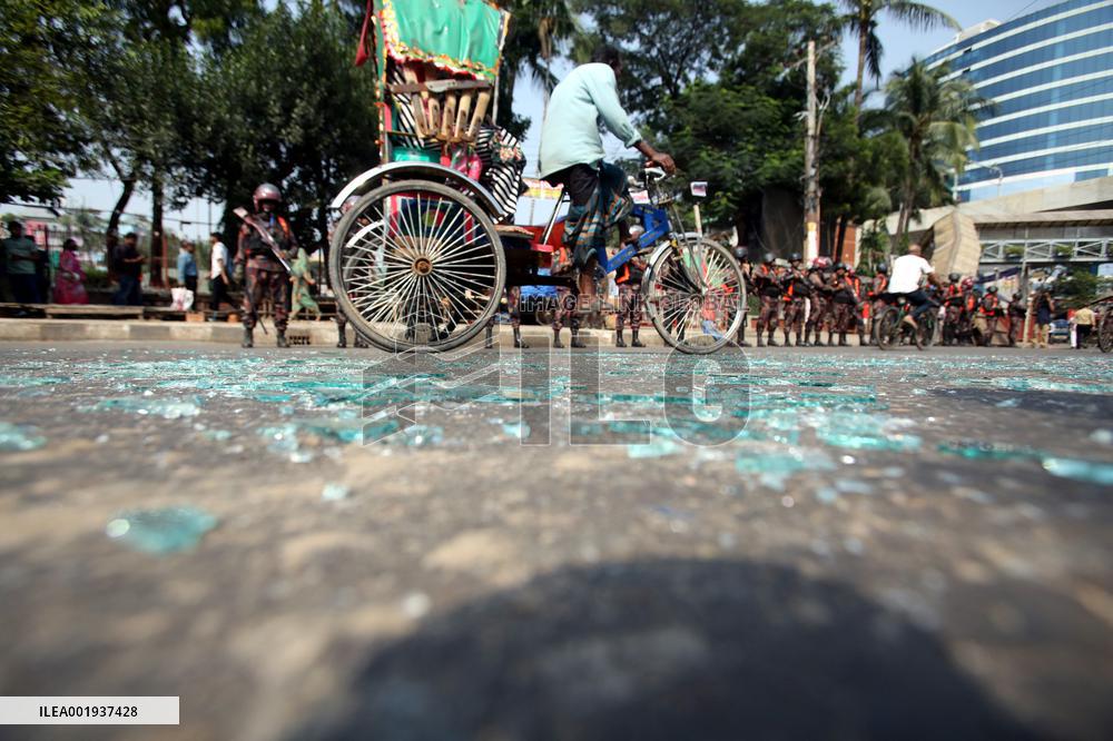 Garment Workers Take Part In A Protest - Dhaka