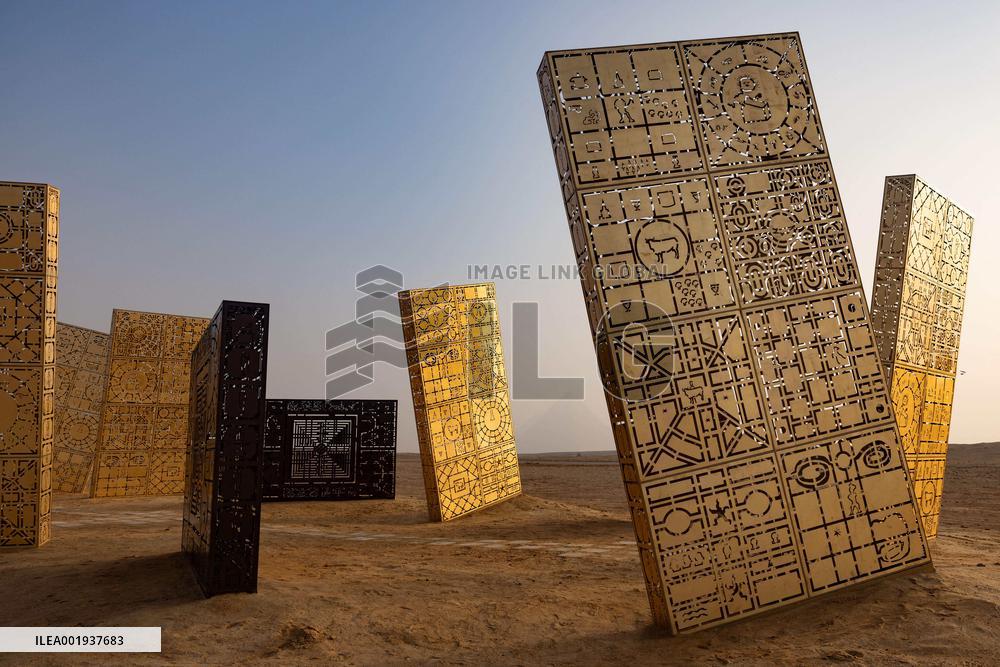 Forever Is Now Contemporary Art Exhibition At Giza Pyramids - Cairo