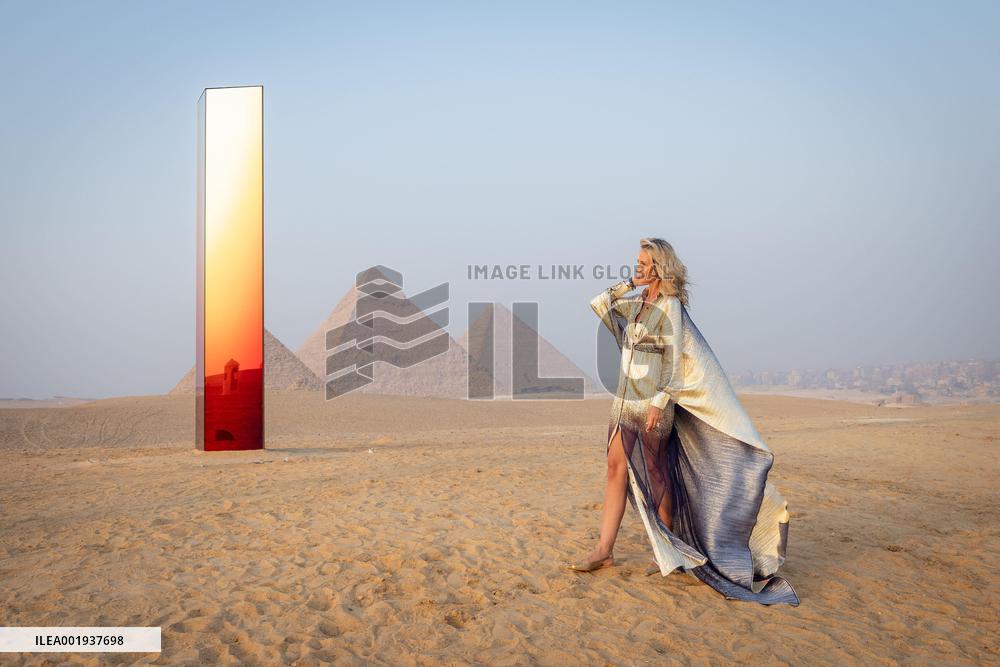 Forever Is Now Contemporary Art Exhibition At Giza Pyramids - Cairo