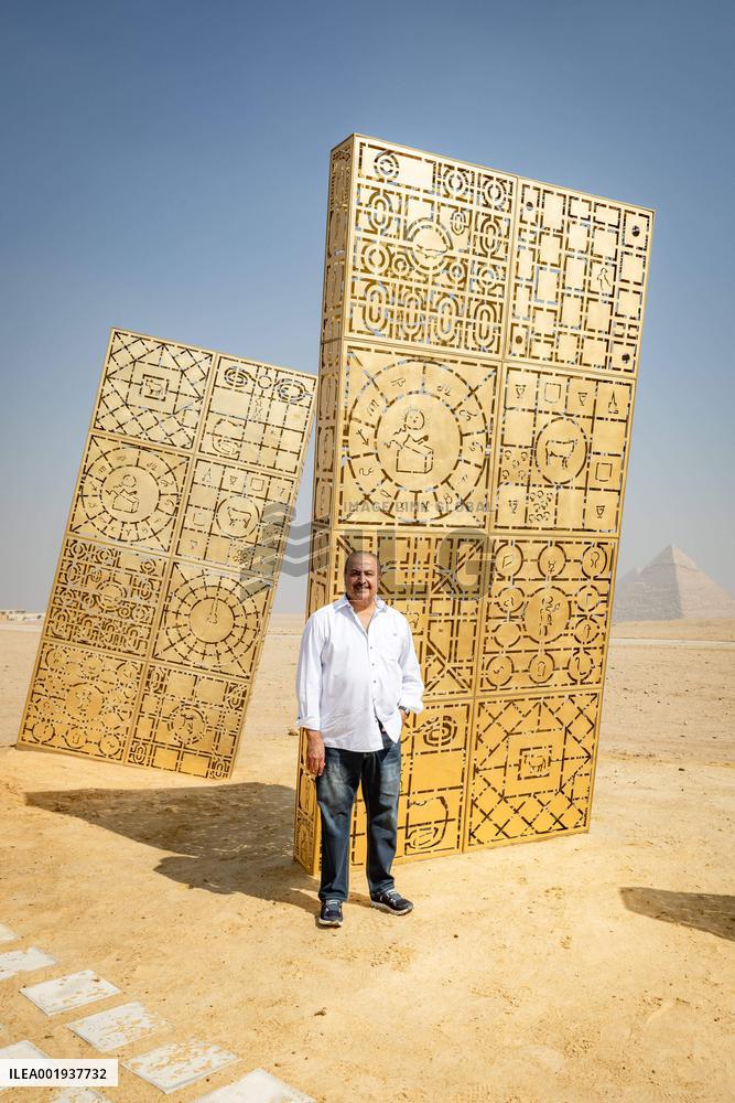 Forever Is Now Contemporary Art Exhibition At Giza Pyramids - Cairo