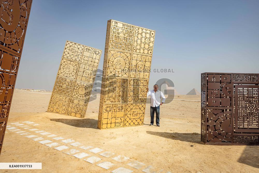 Forever Is Now Contemporary Art Exhibition At Giza Pyramids - Cairo