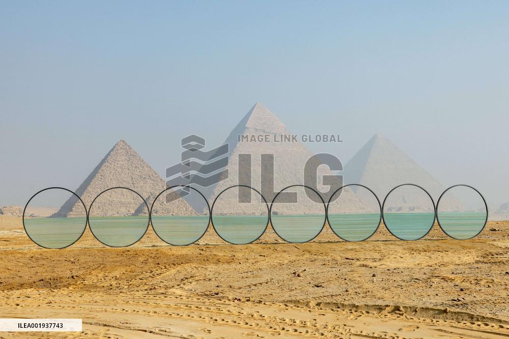 Forever Is Now Contemporary Art Exhibition At Giza Pyramids - Cairo