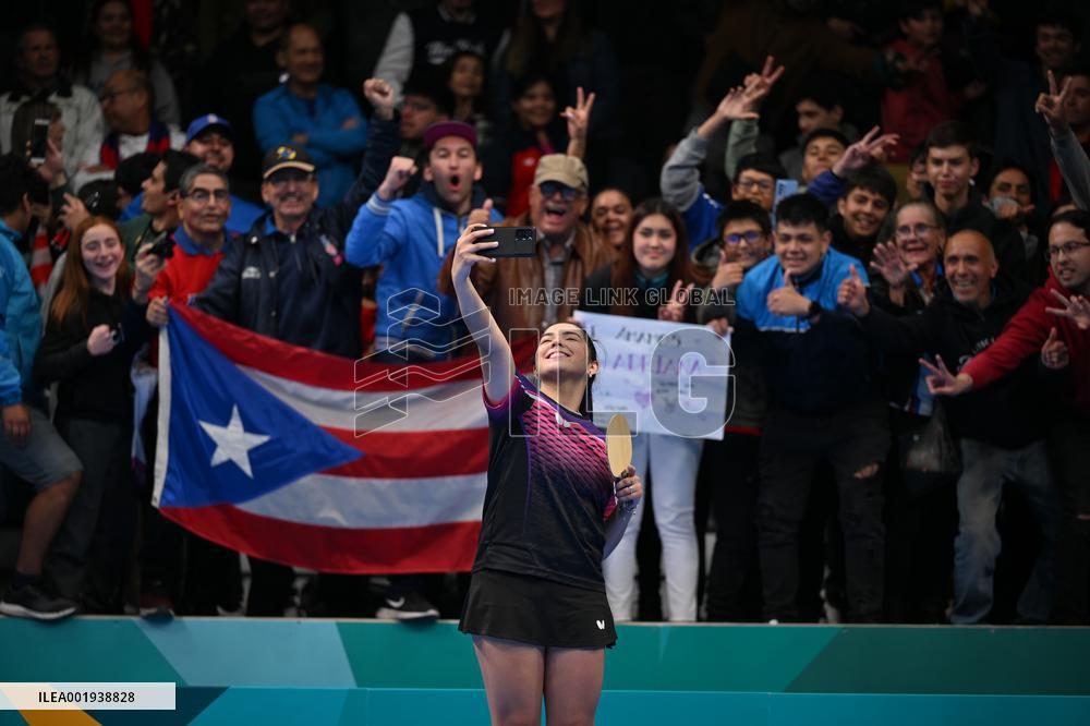 (SP)CHILE-SANTIAGO-PAN AMERICAN GAMES 2023-TABLE TENNIS-WOMEN'S SINGLES FINAL