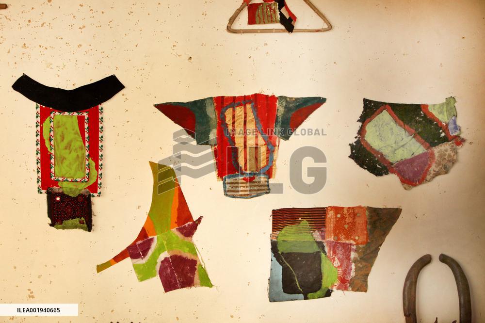 Artist Claude Viallat Exhibition - Nimes