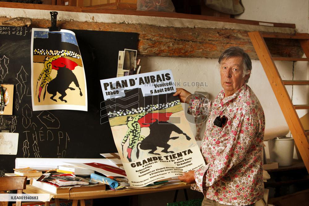 Artist Claude Viallat Exhibition - Nimes