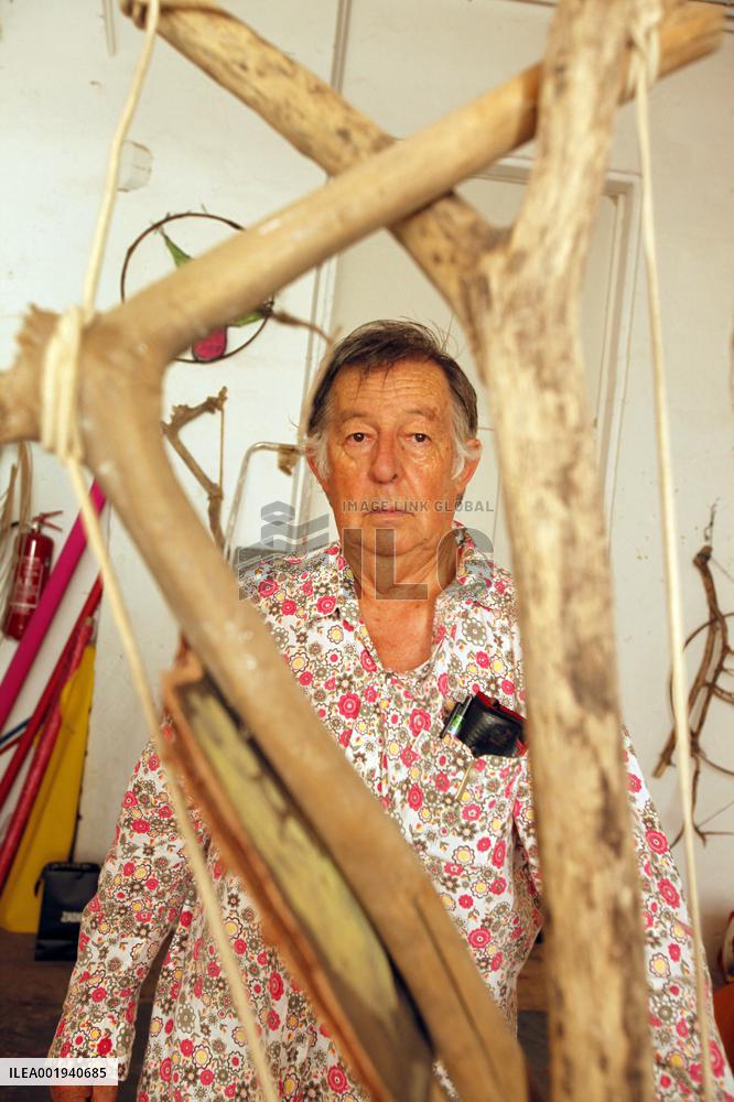 Artist Claude Viallat Exhibition - Nimes