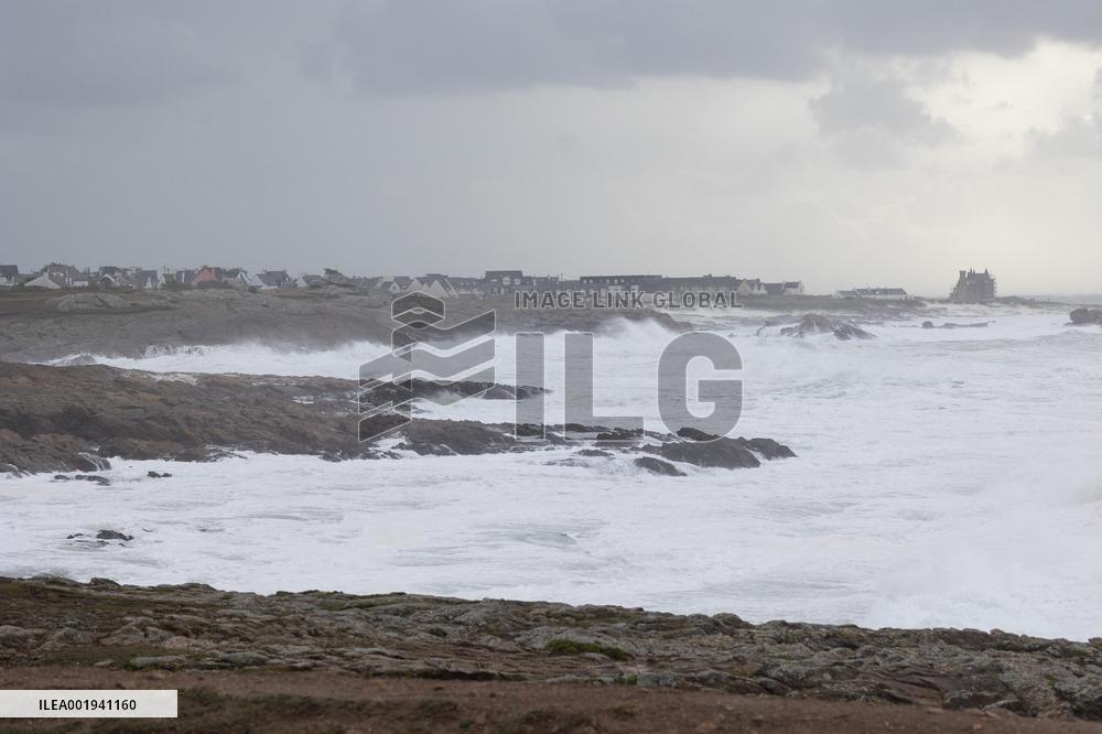 Damage caused by the Ciaran Storm - Morbihan