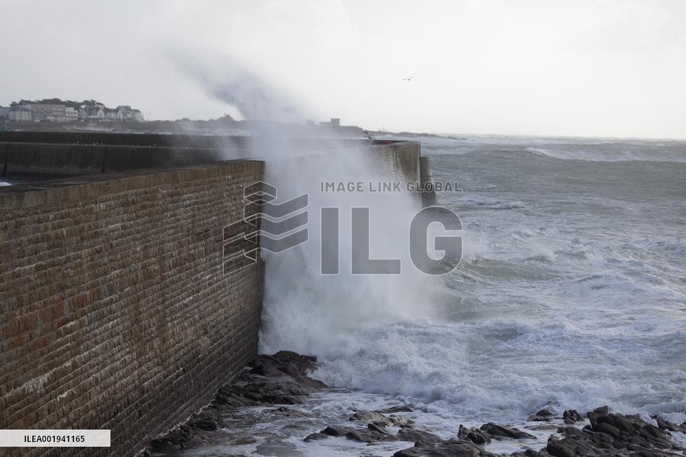 Damage caused by the Ciaran Storm - Morbihan