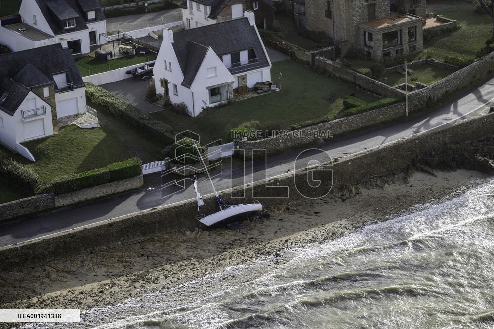 Storm Ciaran Hits France