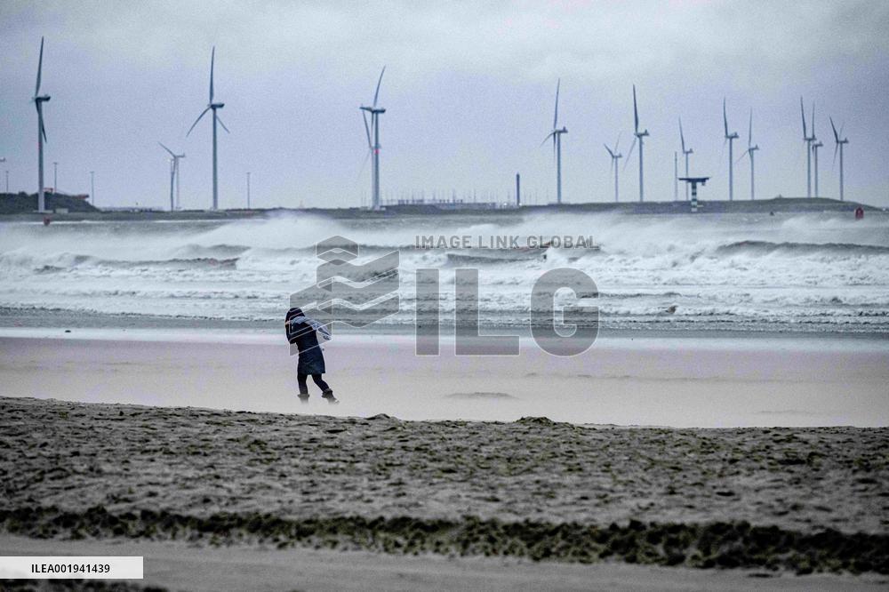Storm Ciaran Hits The Netherlands