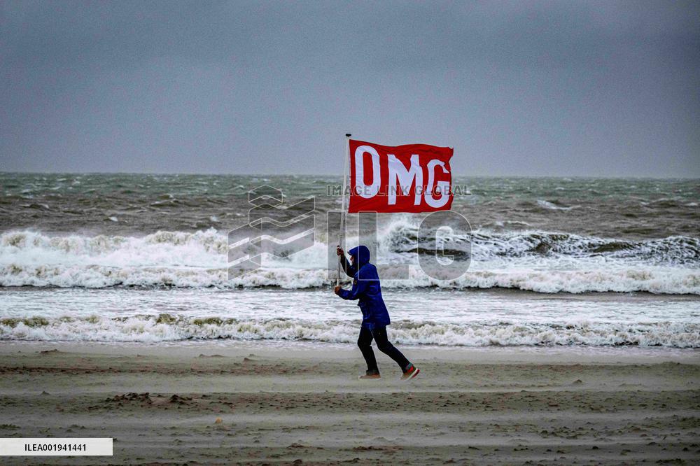Storm Ciaran Hits The Netherlands