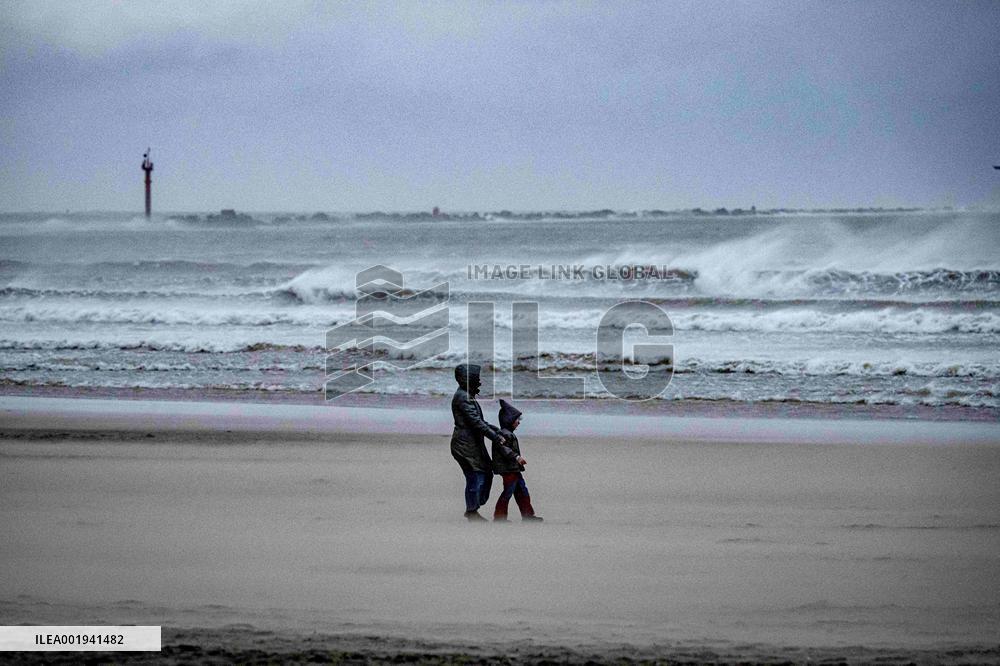Storm Ciaran Hits The Netherlands