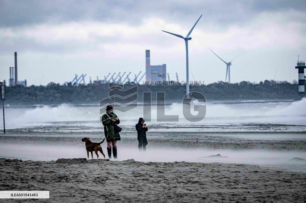 Storm Ciaran Hits The Netherlands