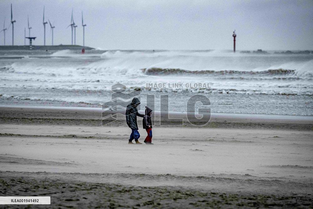 Storm Ciaran Hits The Netherlands