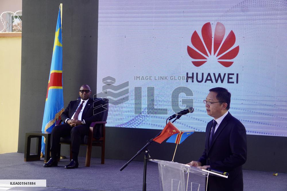 DR CONGO-KINSHASA-DATA CENTER BUILT BY HUAWEI-INAUGURATION
