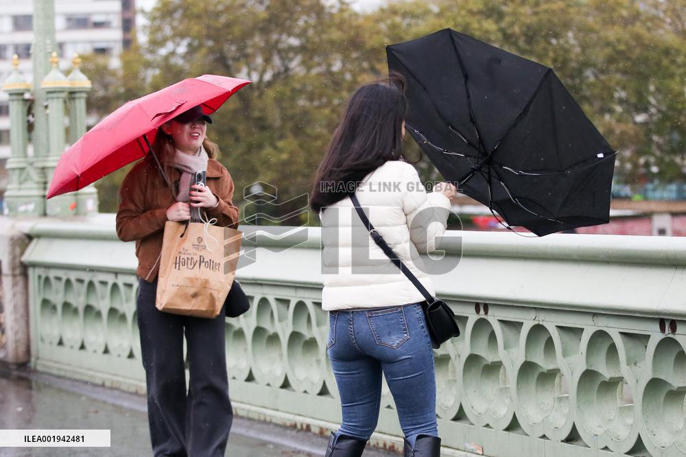 BRITAIN-LONDON-STORM CIARAN