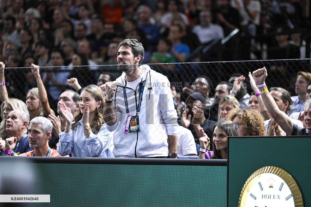 VIPs Watch Rolex Paris Masters